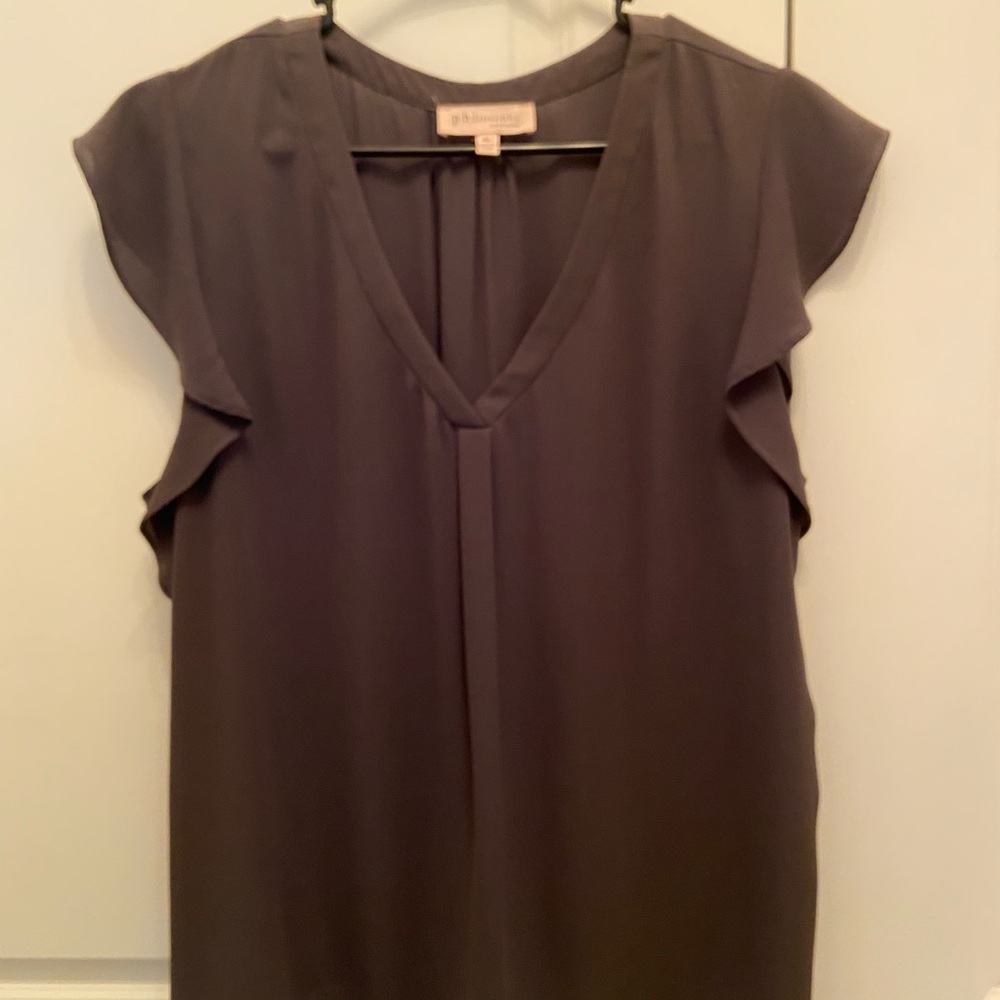 Women’s dark grey Philosophy dress shirt